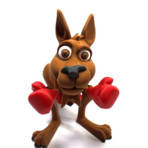 Boxing Kangaroo and Joey by Flexi Factory