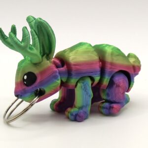 'Jackolope Deerhorn' - Bag Buddies by MatMire Makes