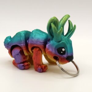 'Jackolope Pronghorn' - Bag Buddies by MatMire Makes