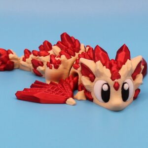'Ruby' the Crystal Dragon by 3DGOB
