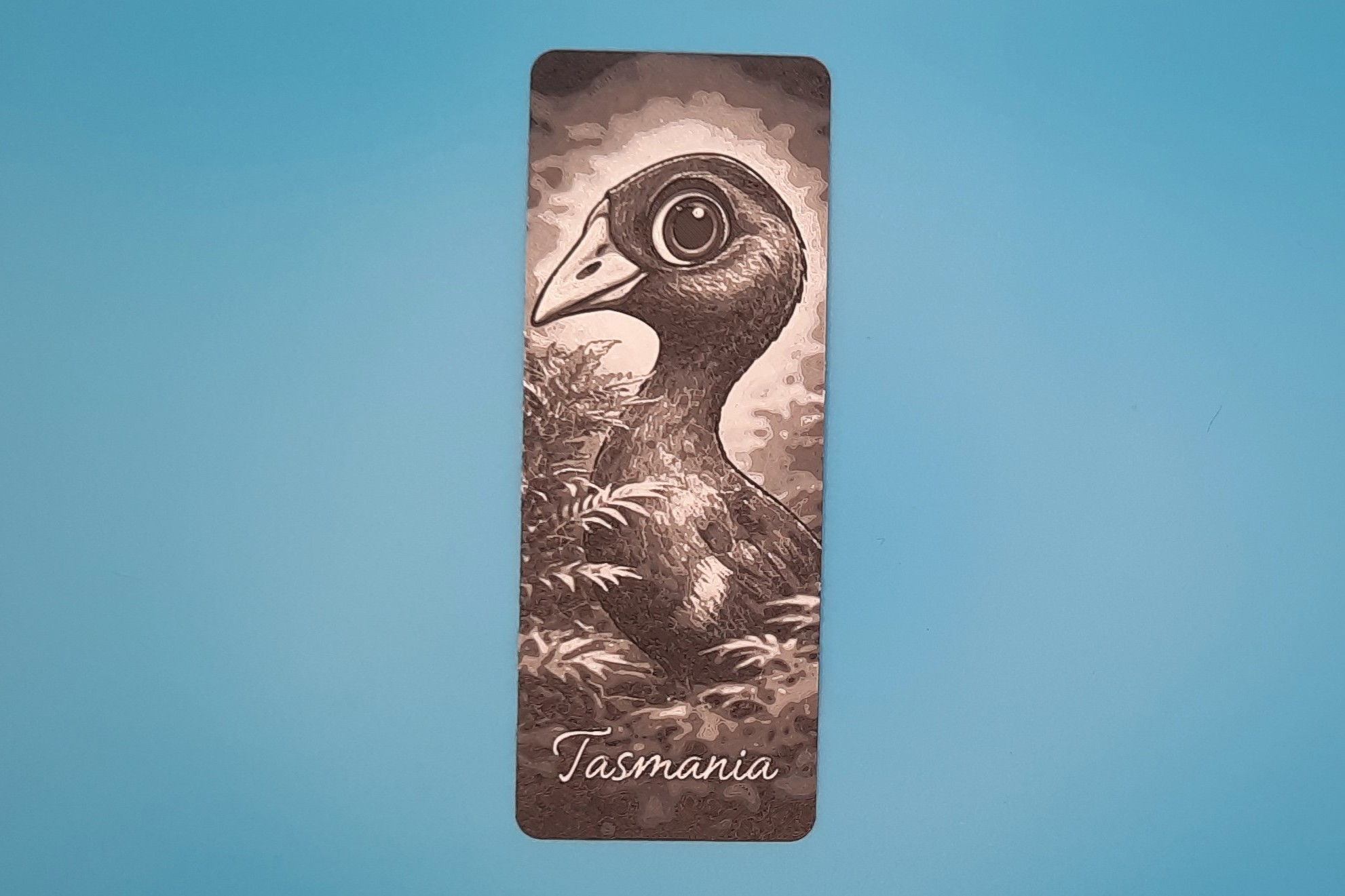 Tasmanian Native Hen 'Turbo' - Bookmark
