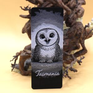 Tasmanian Masked Owl 'Ollie' - Bookmark