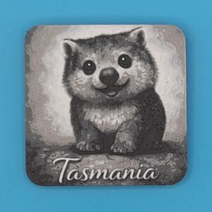Tasmanian Common Wombat 'Wilber' - Fridge Magnet by Squiz Creations