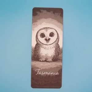 Tasmanian Masked Owl 'Ollie' - Bookmark