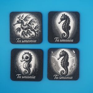 Tasmanian 'Seahorse' - Fridge Magnets by Squiz Creations