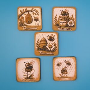 Tasmanian Honey - Fridge Magnets by Squiz Creations